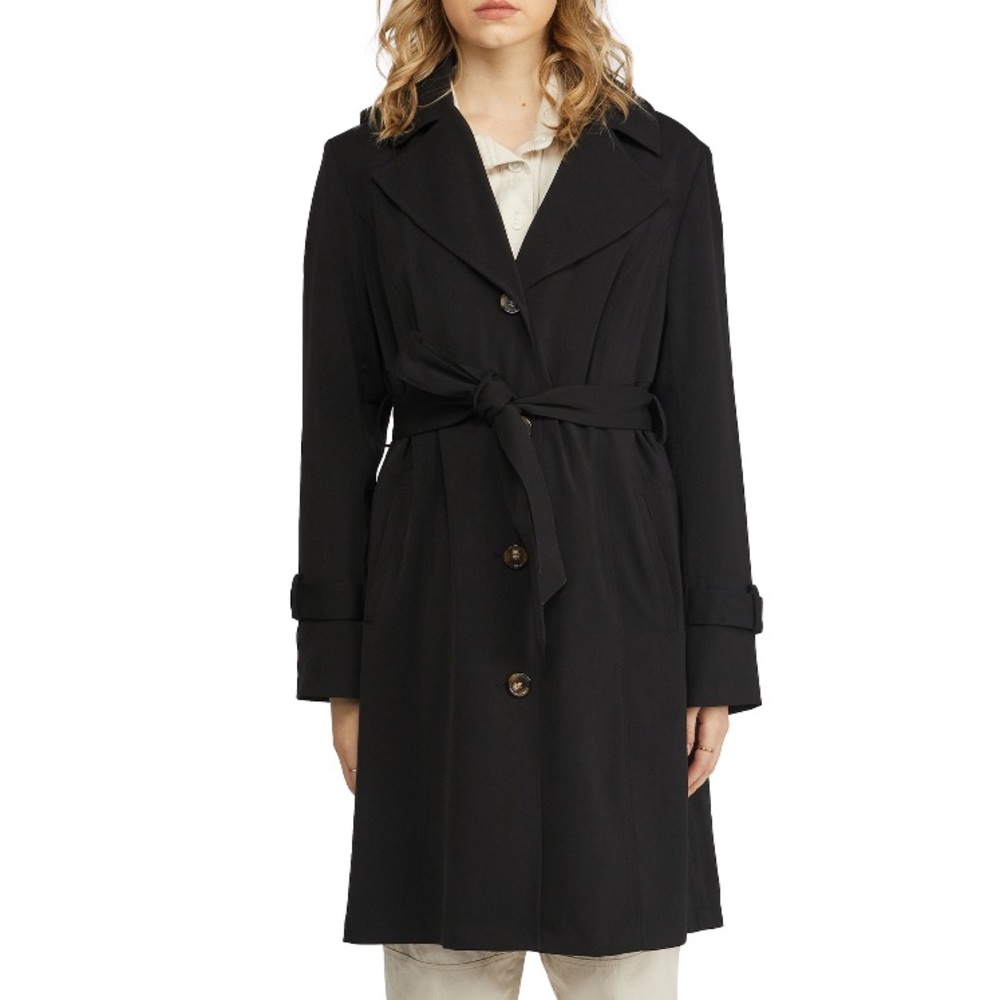 NVLT Single Breasted Belted Trench Coat
